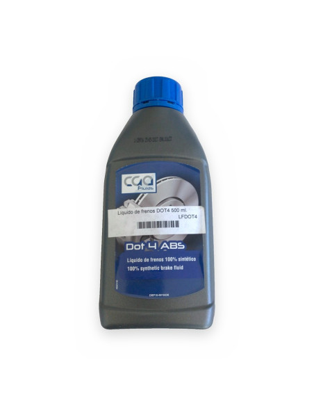 Líquido de frenos DOT4 500 ml.
