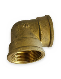 Codo 90º 11/4' H-H latón