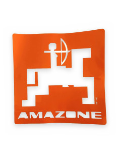 Pegatina logo Amazone naranja 200x200