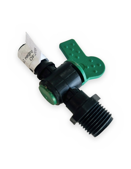 Grifo dep. lavamanos PVC negro