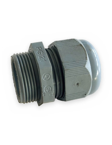 Prensaestopas gadi PG21 poliamida gris