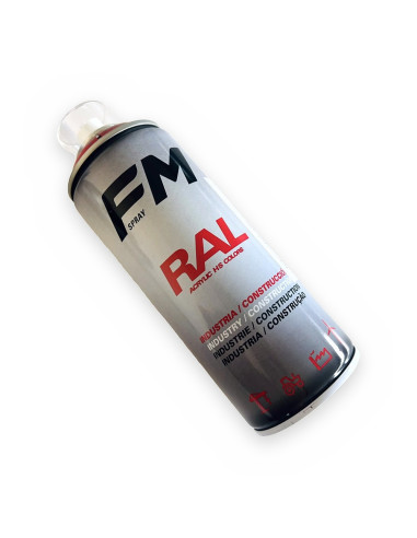 Rojo vivo RAL 3000 aerosol (máquina)