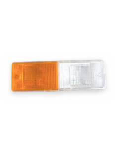 Tulipa piloto delantero rectangular 60x180 (blanco + naranja) plástico