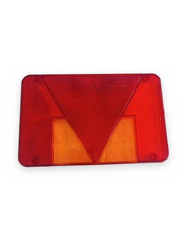 Plástico izd. piloto 02071 rectangular con triangulo R 5800 216x137 tulipa