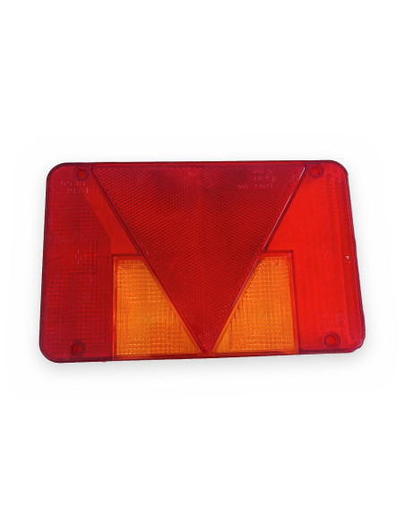 Plástico izd. piloto 02071 rectangular con triangulo R 5800 216x137 tulipa
