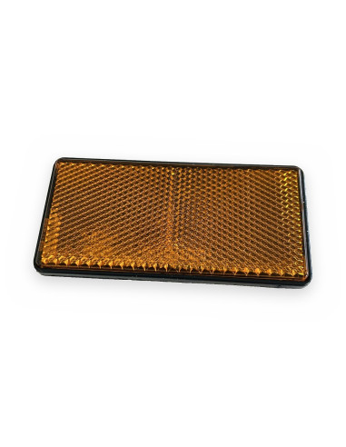 Catadióptrico 102x50 ámbar adhesivo