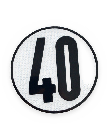 Disco velocidad de 40 diámetro 200 V-4  limitación