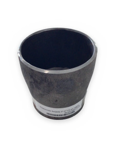 Reducción forjada 3"-2"1/2 en negro