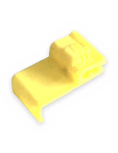 Conector funda roba corriente amarillo 4-6 mm.