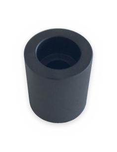 Rodillo deshojadoras Dext 50 x Dint 32 rodamiento 6201 x Alt 60 mm , agujero pasante Ø20mm (material RD050 barra PA-6+MOS2 redon