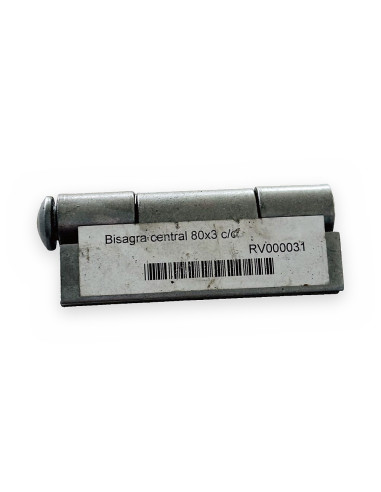 Bisagra central 80x3 c/c