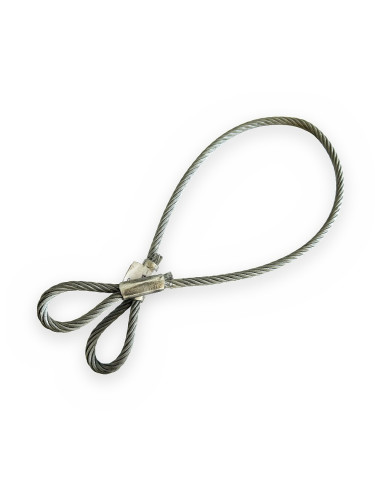 Sirga eslinga Ø6mm x 610 mm (long. total) acero