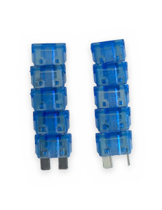 Blister fusibles hoja 15 A azul 10 piezas