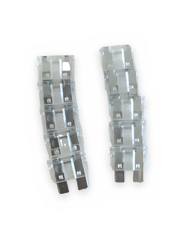Blister fusibles hoja 25 A blanco 10 piezas