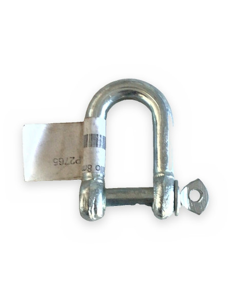 Grillete "D" con tornillo 8mm