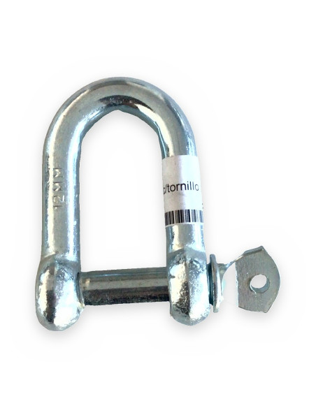 Grillete "D" c/tornillo Ø13mm