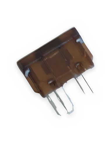 Blister fusible hoja 7.5 AMP marrón oscuro 50 unidades