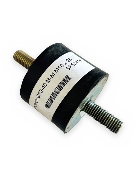 Silemblock Ø50-40 M-M M10 x 28 amortiguador