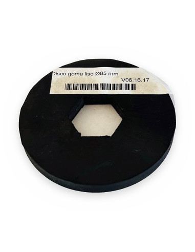 Disco goma liso Ø85 mm
