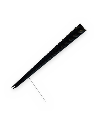 Varilla erizo plana con 2 filas de tetones 755-24  30x4 /749mm stickmark:720mm, ancho correas 50mm, distancia agujeros:24mm Ørem
