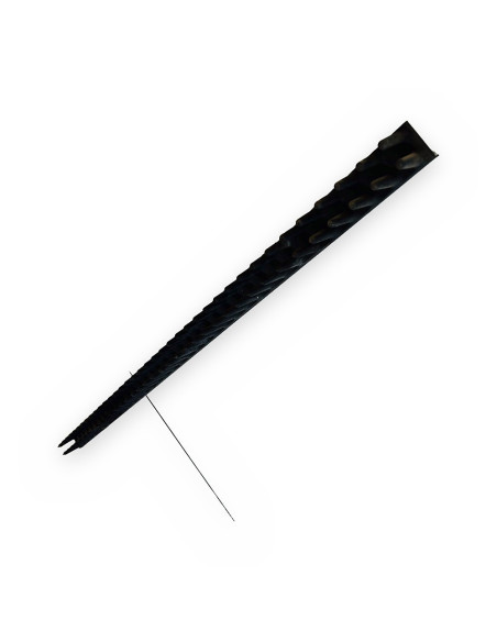 Varilla erizo plana con 2 filas de tetones 755-24  30x4 /749mm stickmark:720mm, ancho correas 50mm, distancia agujeros:24mm Ørem