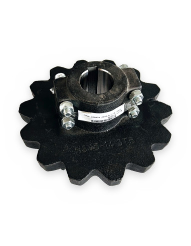 Piñón arrastre HS45-14 3TB 14 eje 45 chaveta 14 mm