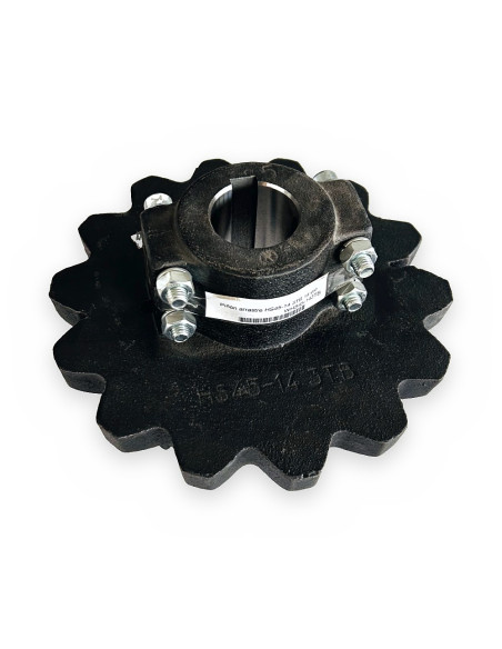 Piñón arrastre HS45-14 3TB 14 eje 45 chaveta 14 mm