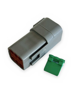 Kit conector estanco 6 vías porta machos