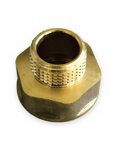 Reducción  latón  M1/2 -H3/4 Marsella