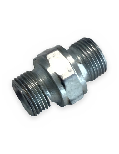 Adaptador M-M 1/2 BSP/GAS racor unión