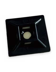 Base adhesiva negra 28x28 poliamida