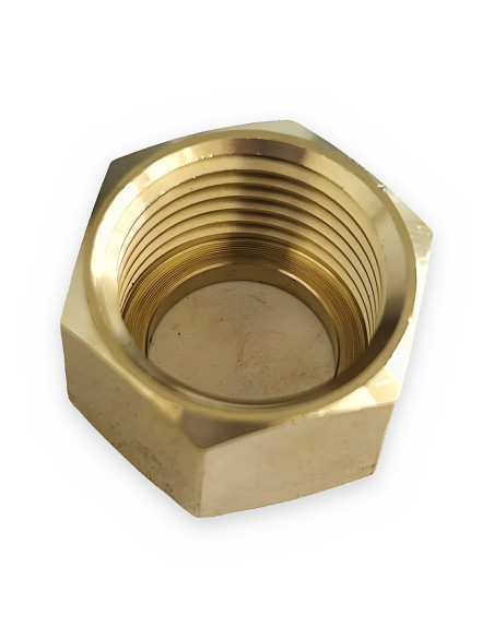 Tuerca hex. 1/2 Ø14,5mm latón