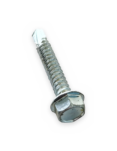 Tornillo 6,3x38 autotaladrante cab hexagonal DIN 7504 K (broca-autoperforante)