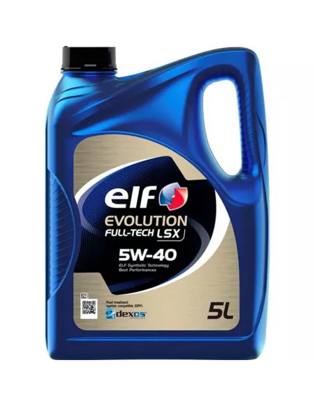 ELFEVOFTLSX   - Aceite ELF 5W40 Evolution Full-Tech LSX 5lt ELFEVOFTLSX   - Aceite ELF 5W40 Evolution Full-Tech LSX 5lt