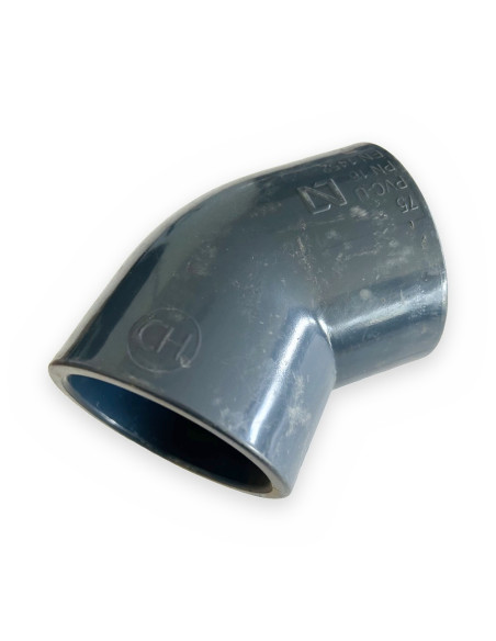 Codos 45º P.V.C. 75