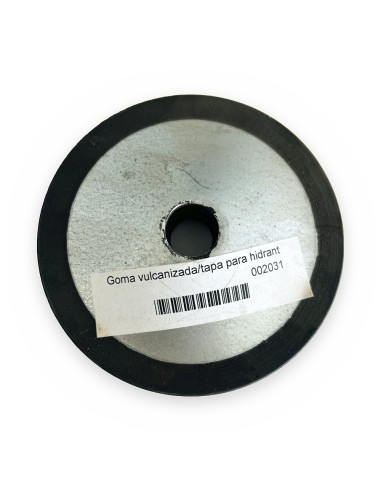 Goma vulcanizada/tapa para hidrante 4"