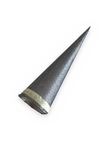Filtro cono tubería 5" acero inox
