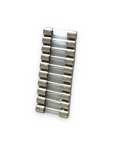 Fusible cristal 8 A 20mm Ø5 rápido