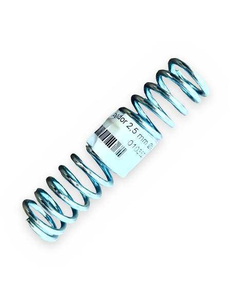 Muelle presión palpador 2,5 mm Ø alambre