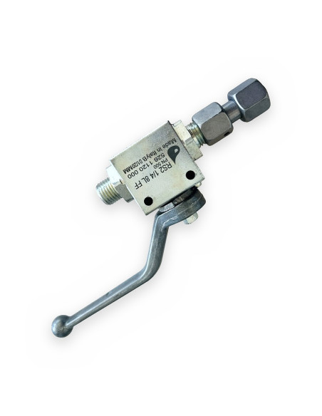 Antirretorno doble pilotado forma "T" en 90º tomas hembra 1/4" 030L