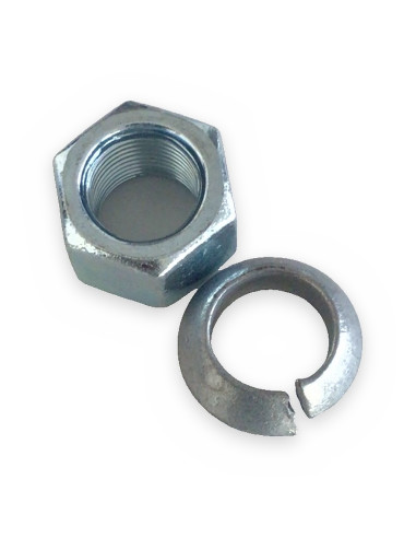 Tuerca+arandela cónica M-18x1.5 para espárrago eje