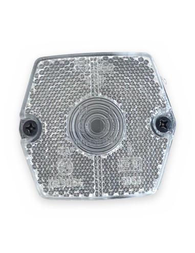 Piloto galibo c/catadiop. hexagonal blanco 72x67 posición