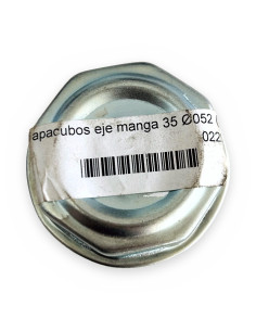 Tapacubos eje manga 35 Ø052 (1 unidad)