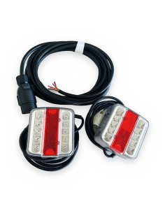 Kit eléctrico 05093LED2 A:1600 B:1600 C:5000 con 2 pilotos 02007LED2 (sin imanes)