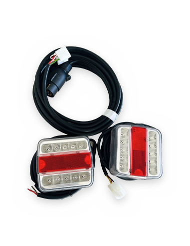Kit eléctrico 05093LED2 A:1600 B:1600 C:5000 con 2 pilotos 02007LED2 (con imanes)