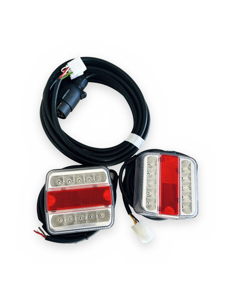 Kit eléctrico 05093LED2 A:1600 B:1600 C:5000 con 2 pilotos 02007LED2 (con imanes)