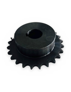 Piñón 1/2" Z25 eje Ø25 simple 08B1 c/chavetero