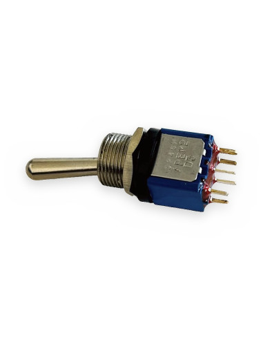 Interruptor Arag 2V 2P ON-OFF 5A DP4T 10mm (VIAS)