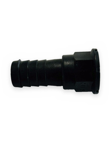 Racor recto portamang.rosca H 1/2" Ø19