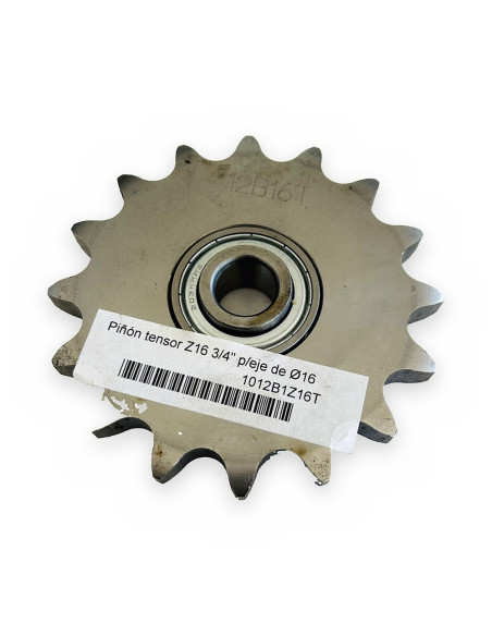 Piñón tensor Z16 3/4" p/eje de Ø16